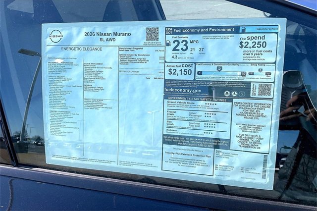 New 2026 Nissan Murano SL image 13