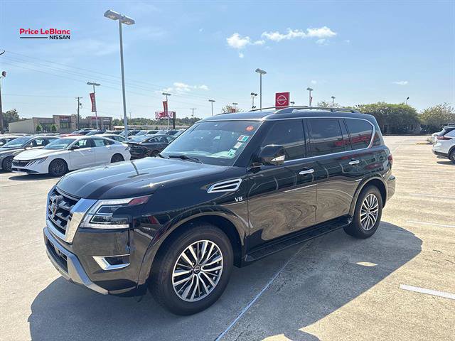 Certified 2022 Nissan Armada SL w/ Captain's Chairs Package RWD image 3