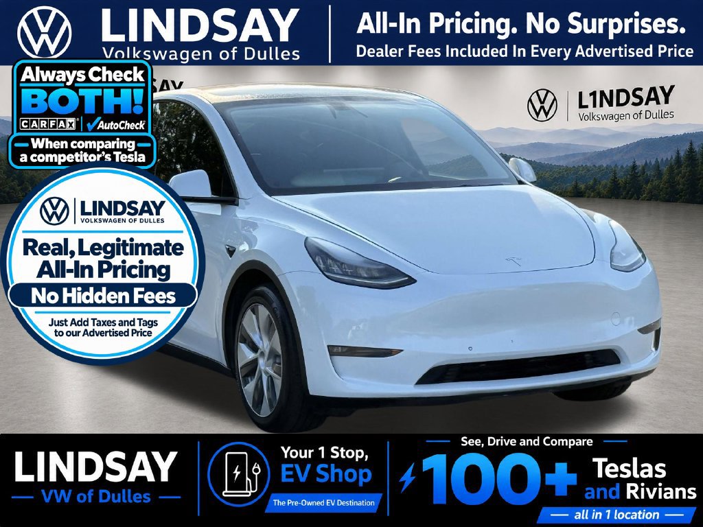 Used 2021 Tesla Model Y Long Range AWD/4WD image 1