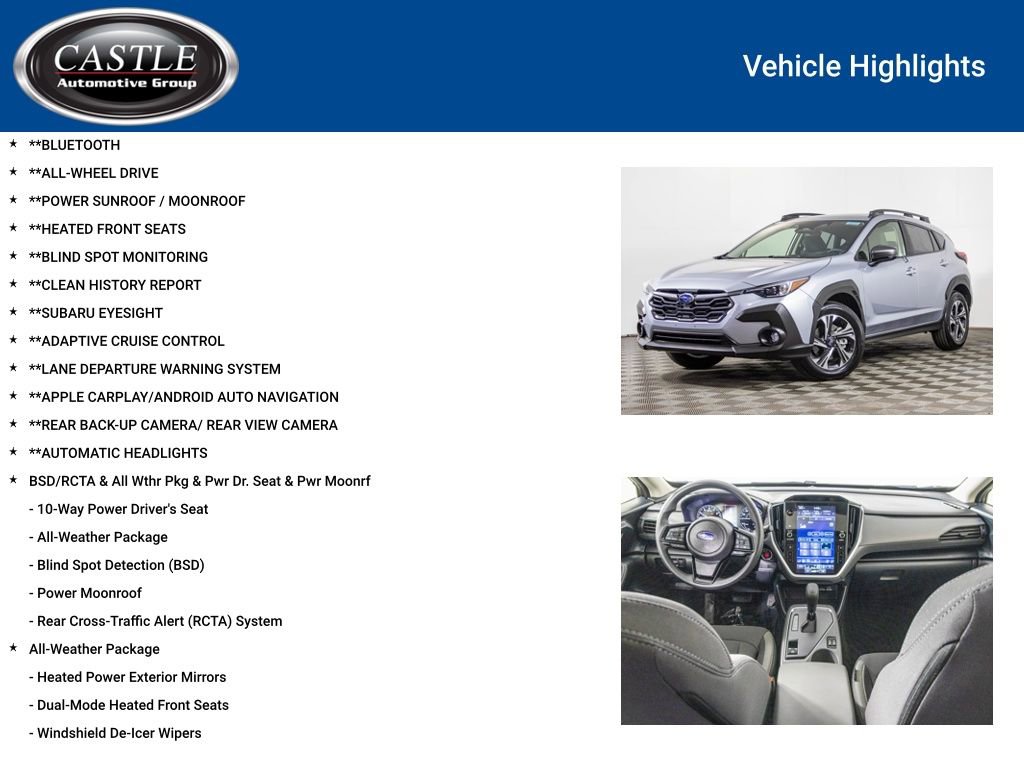 Used 2025 Subaru Crosstrek 2.0i Premium image 3