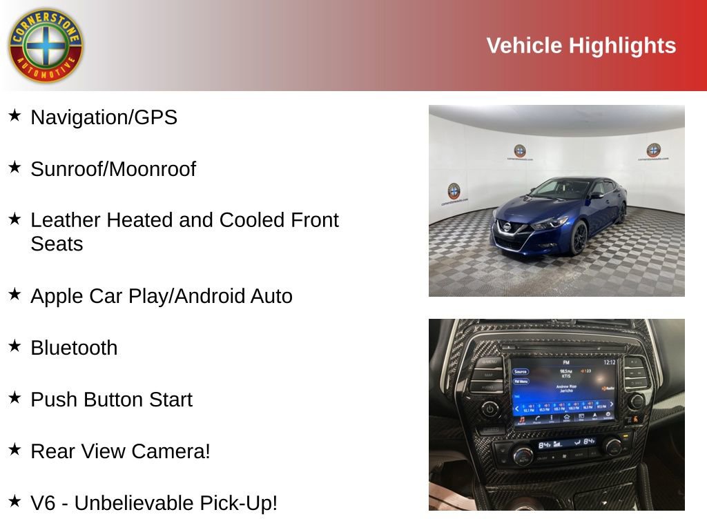 Used 2018 Nissan Maxima Platinum image 2