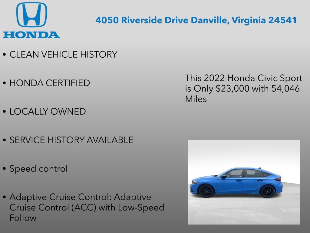 Used 2022 Honda Civic Sport image 7