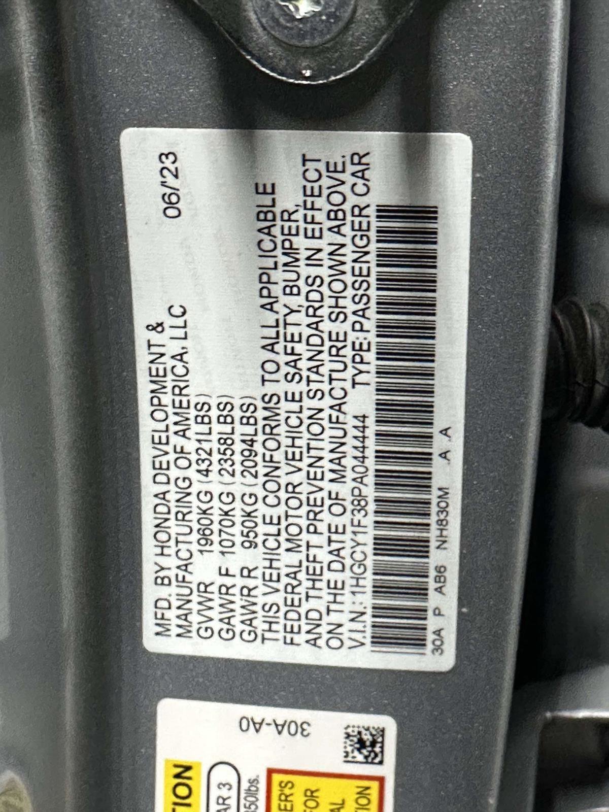 Used 2023 Honda Accord EX image 35