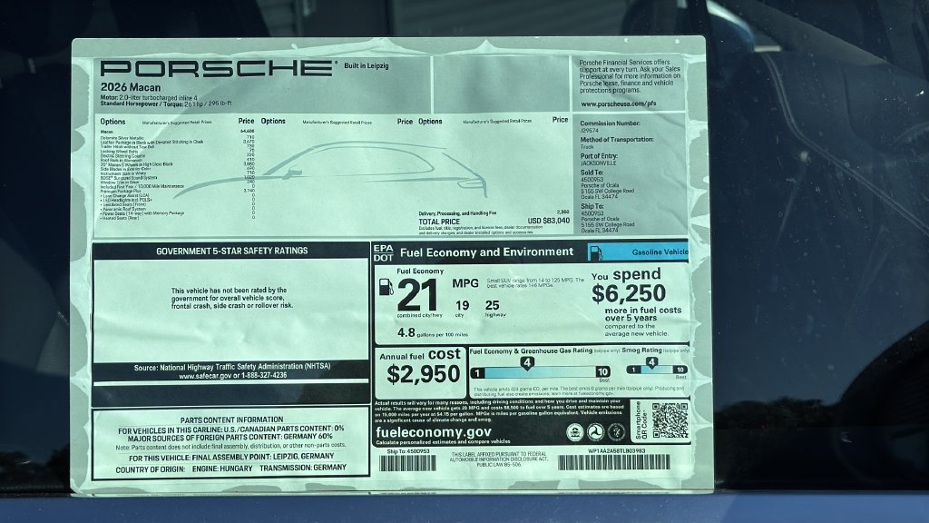 New 2026 Porsche Macan AWD/4WD image 22