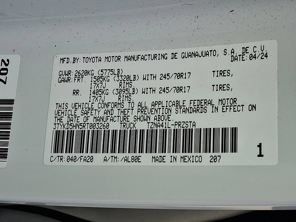 Used 2024 Toyota Tacoma SR RWD image 29