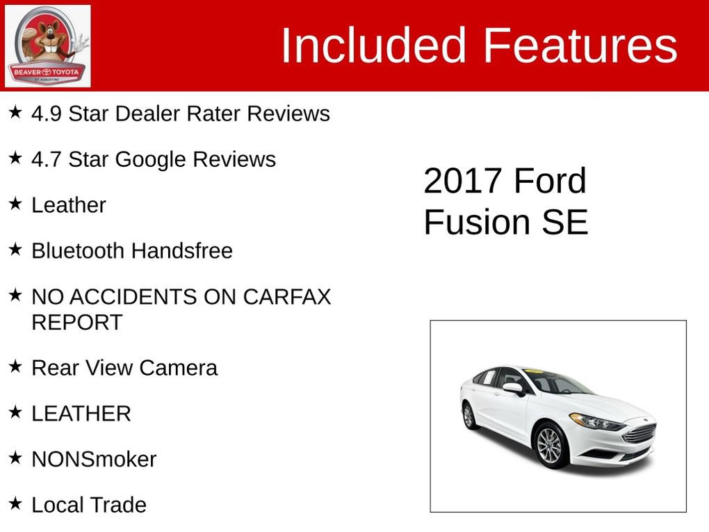 Used 2017 Ford Fusion SE w/ Fusion SE Technology Package image 4