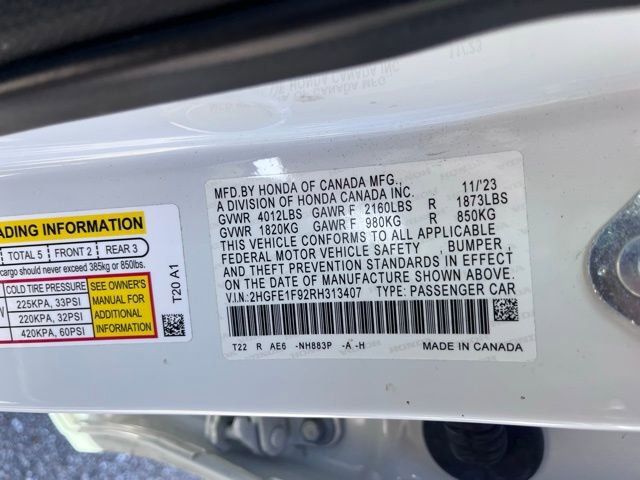 Used 2024 Honda Civic Touring image 14
