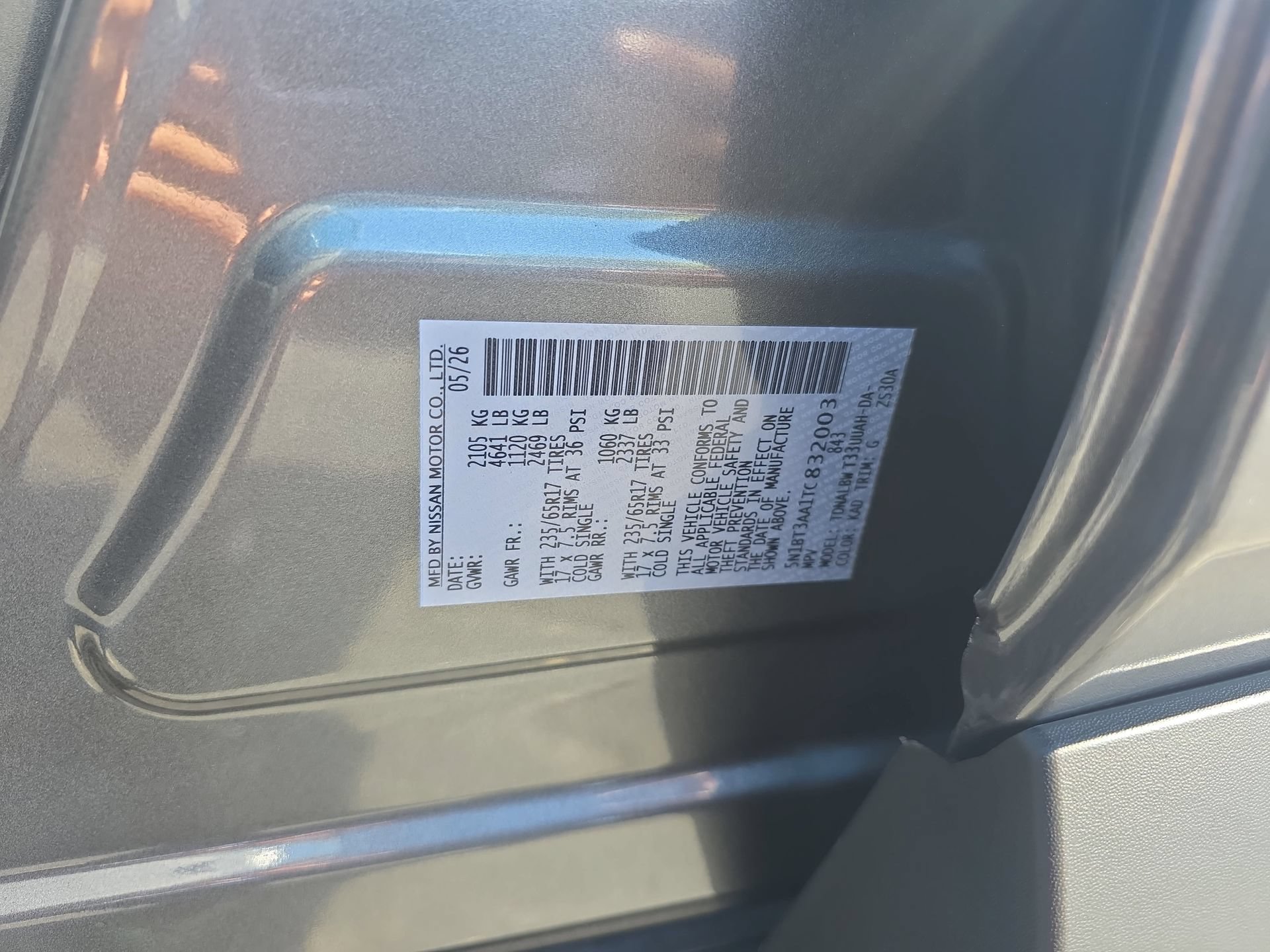New 2026 Nissan Rogue S FWD image 31