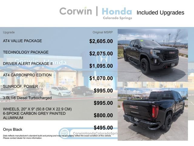 Used 2021 GMC Sierra 1500 AT4 w/ AT4 Value Package AWD/4WD image 4