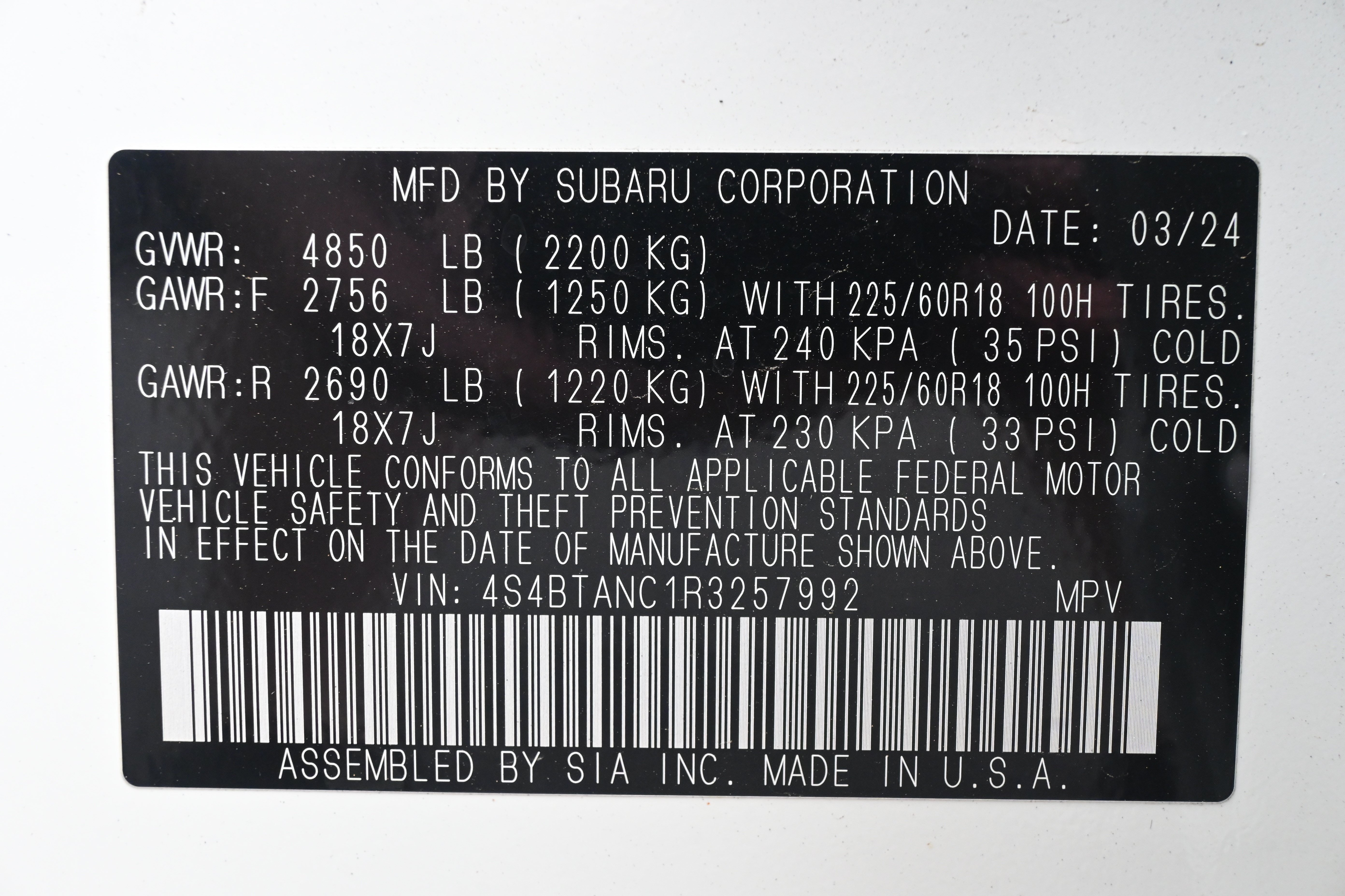 Certified 2024 Subaru Outback Limited AWD/4WD image 37
