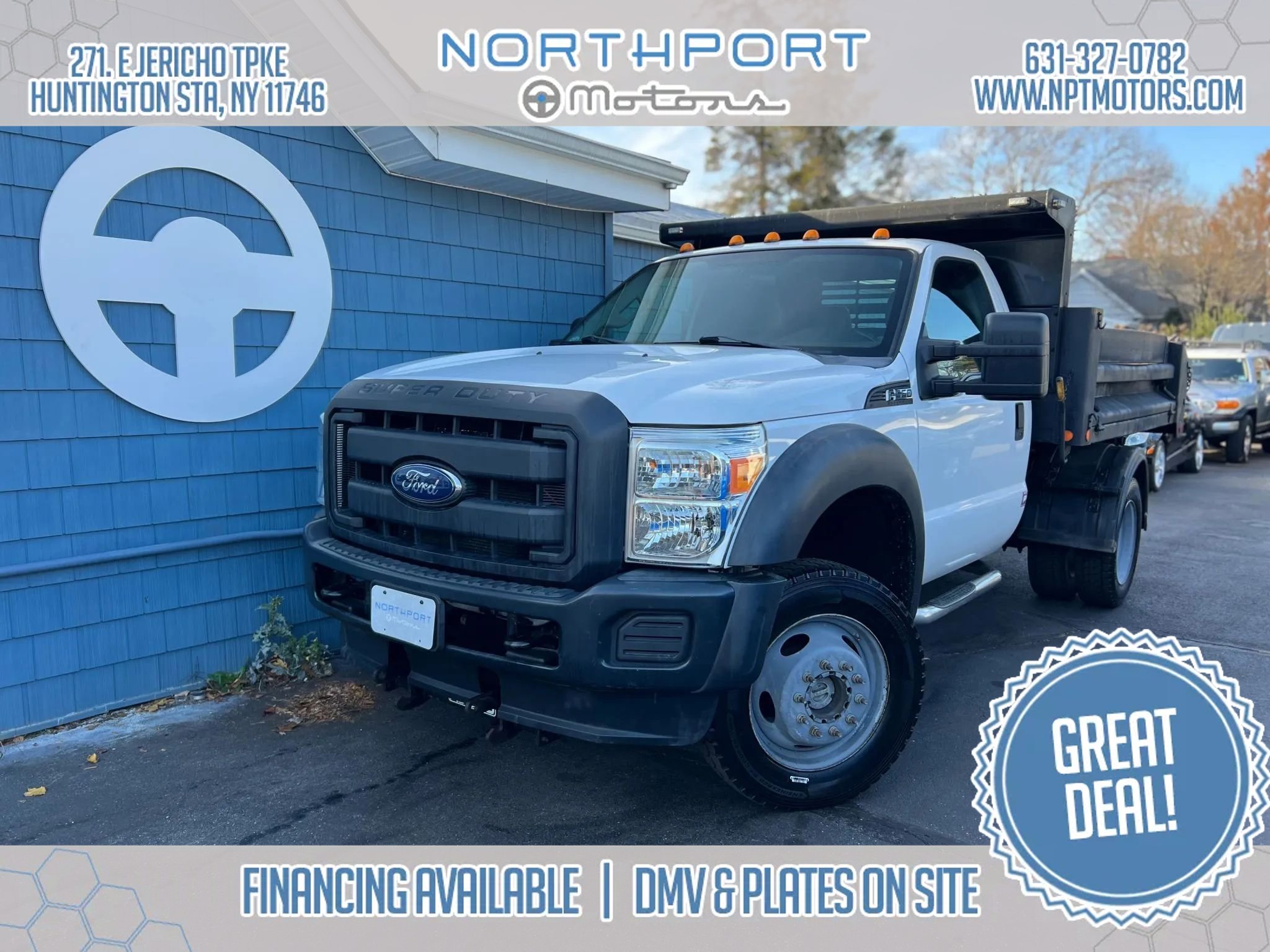 Used 2012 Ford F550 4x4 Regular Cab Super Duty w/ PWR Equipment Group image 1