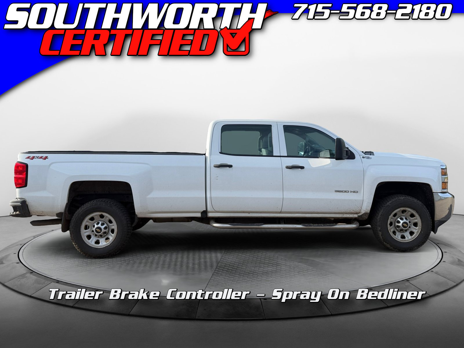 Used 2019 Chevrolet Silverado 3500 W/T w/ Snow Plow Prep Package AWD/4WD image 1