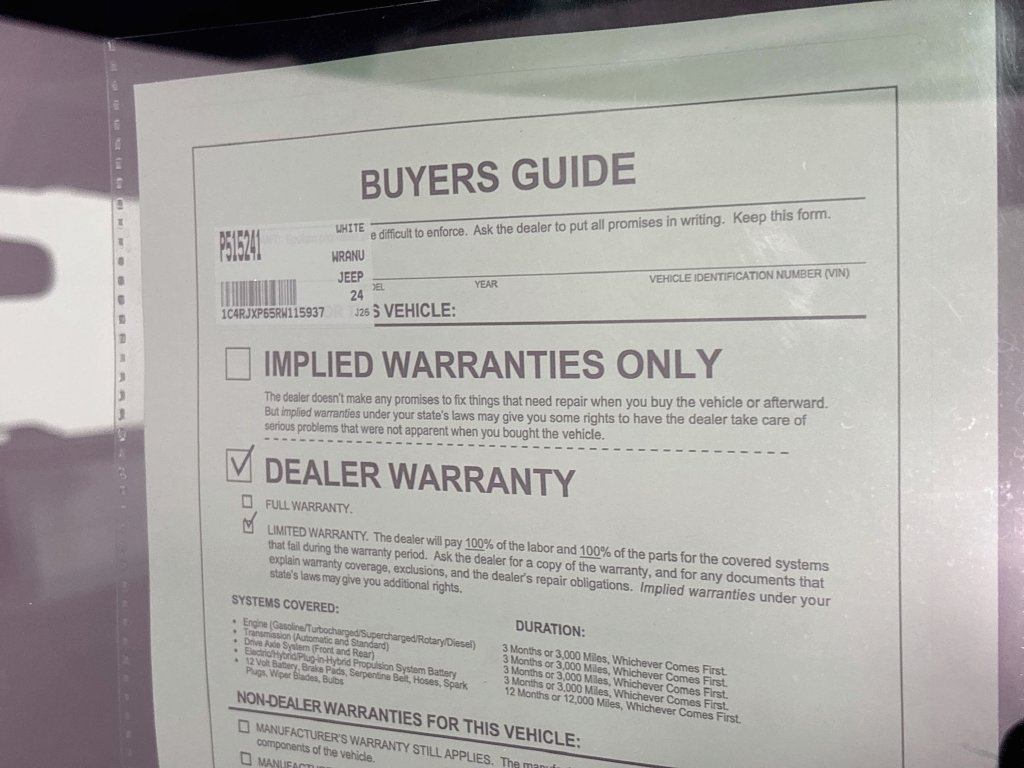 Used 2024 Jeep Wrangler Unlimited Sahara w/ Safety Group AWD/4WD image 23
