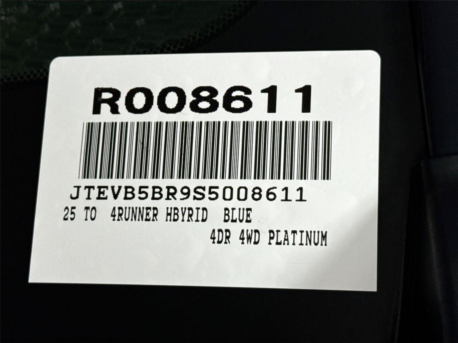 Certified 2025 Toyota 4Runner Platinum AWD/4WD image 48