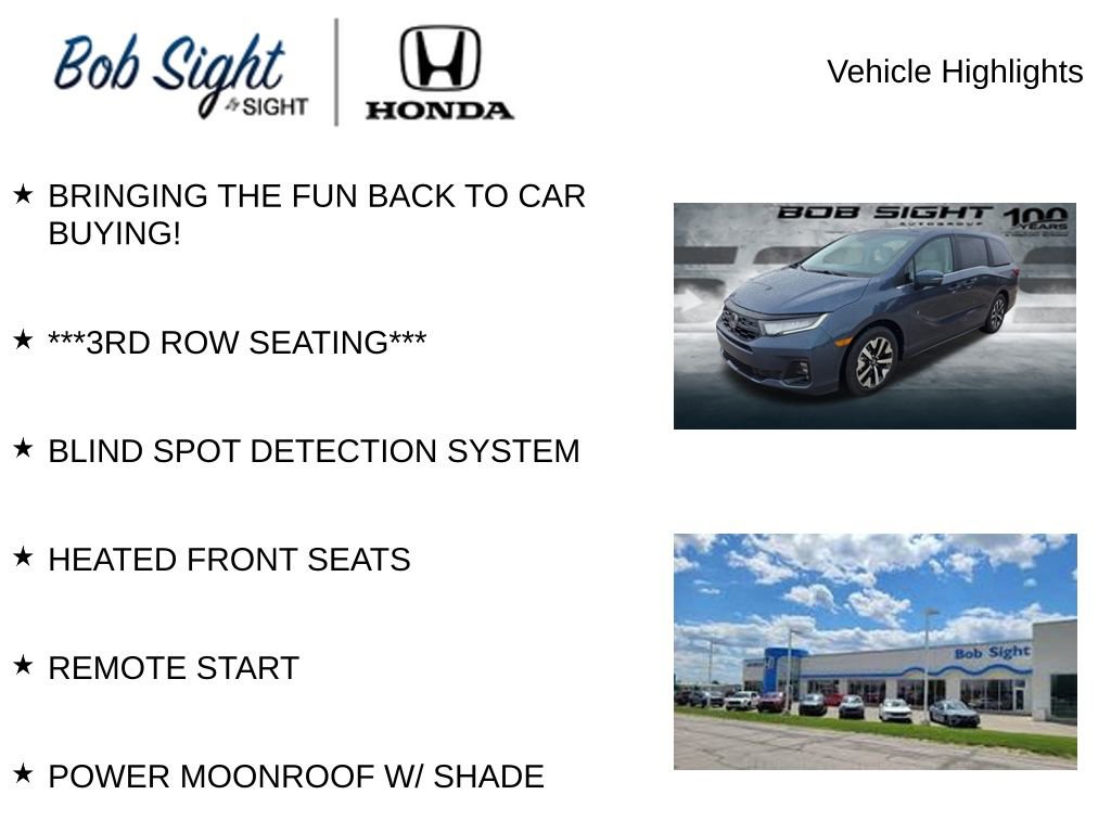New 2026 Honda Odyssey EX-L image 2