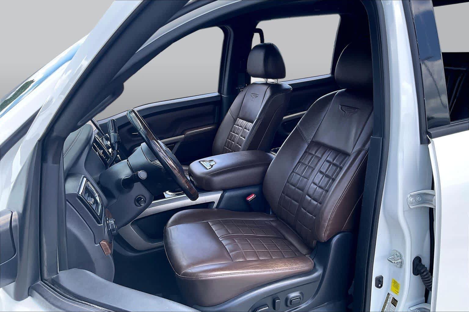 Used 2021 Nissan Titan Platinum Reserve w/ Off Road Protection Package AWD/4WD image 8