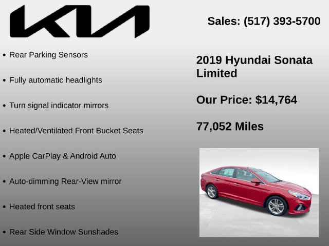 Used 2019 Hyundai Sonata Limited w/ Ultimate Package 04 FWD image 10