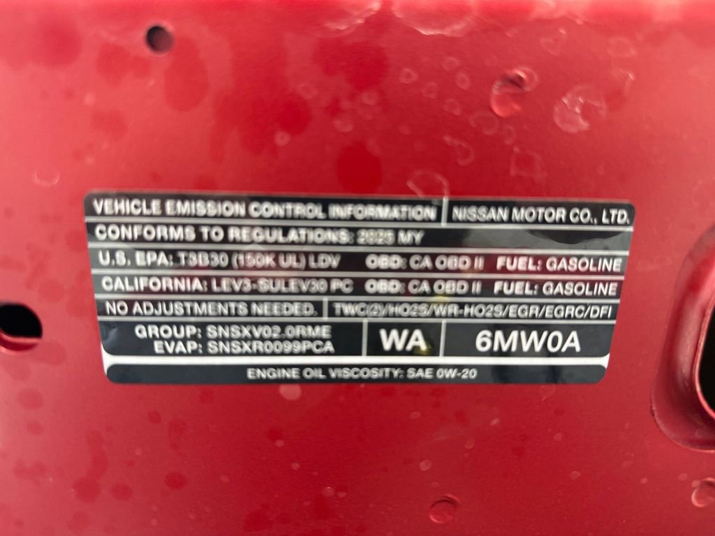 Certified 2025 Nissan Sentra SV w/ All-Weather Package image 34