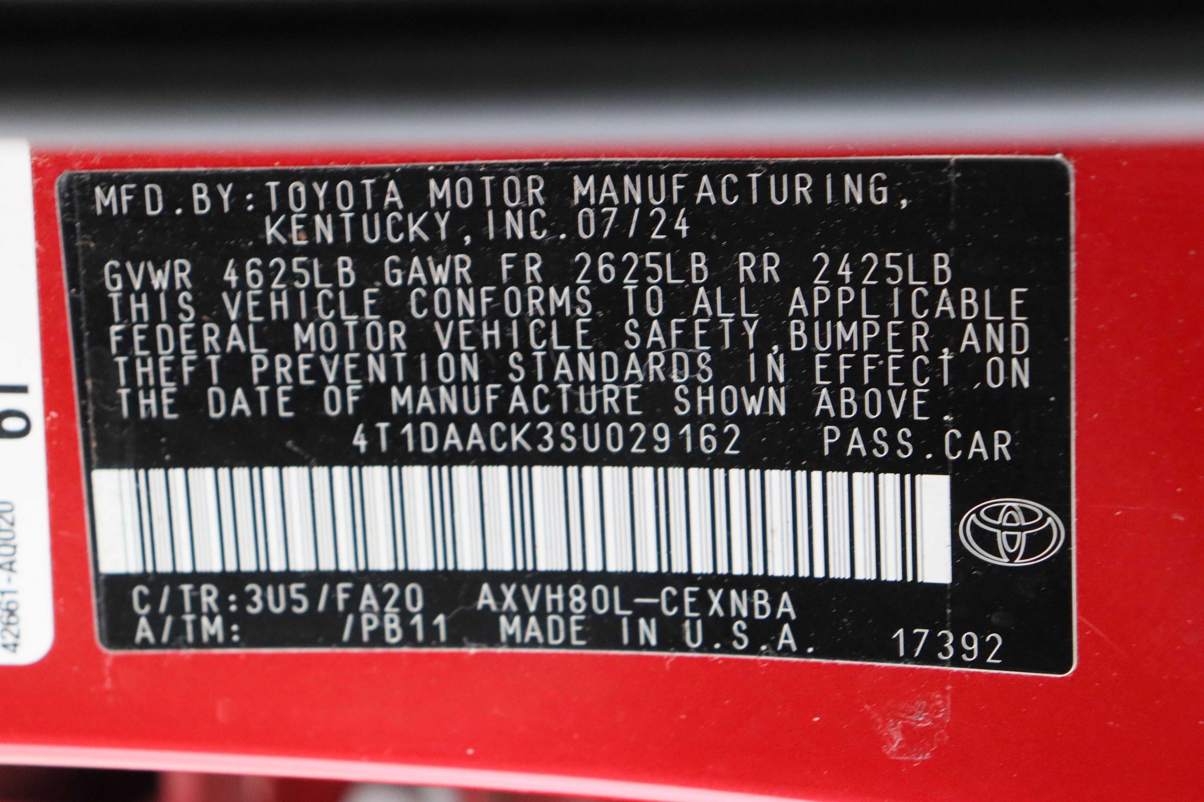 Certified 2025 Toyota Camry LE FWD image 40