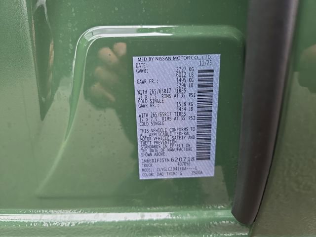 New 2026 Nissan Frontier SV w/ SV Convenience Package image 16