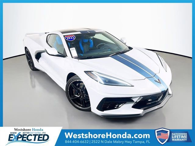 Used 2022 Chevrolet Corvette Stingray Premium Cpe w/ Z51 Performance Package RWD image 1