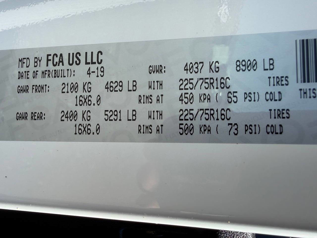 Used 2019 RAM ProMaster 2500 FWD image 40