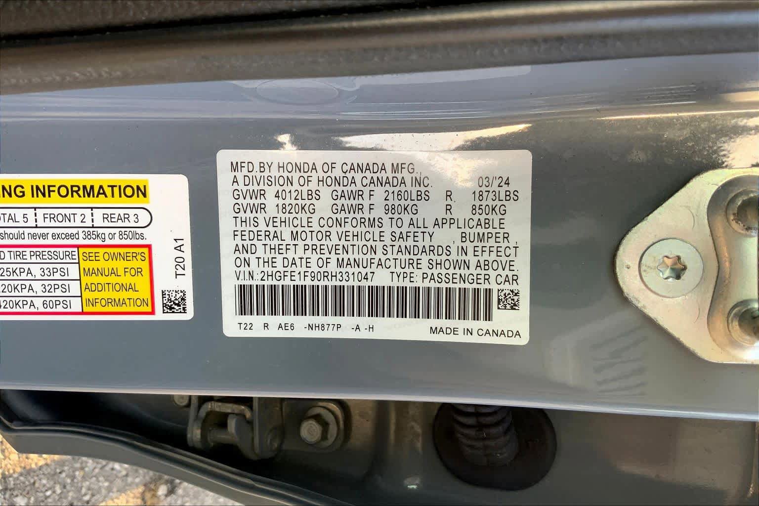 Used 2024 Honda Civic Touring image 31