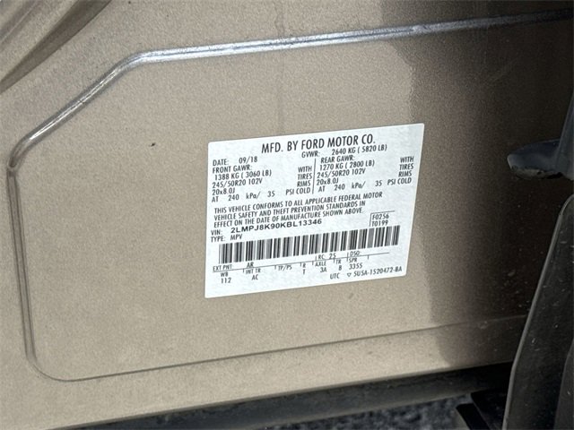 Used 2019 Lincoln Nautilus Select w/ Class II Trailer Tow Package image 44