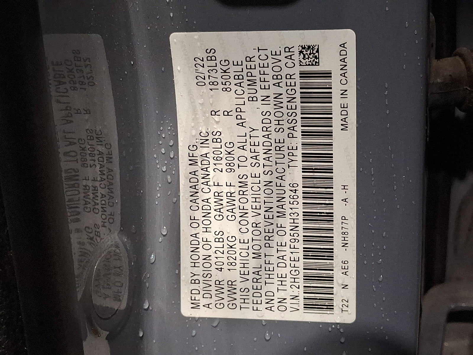 Used 2022 Honda Civic Touring image 27