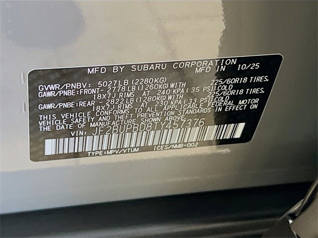 New 2026 Subaru Outback Premium image 37