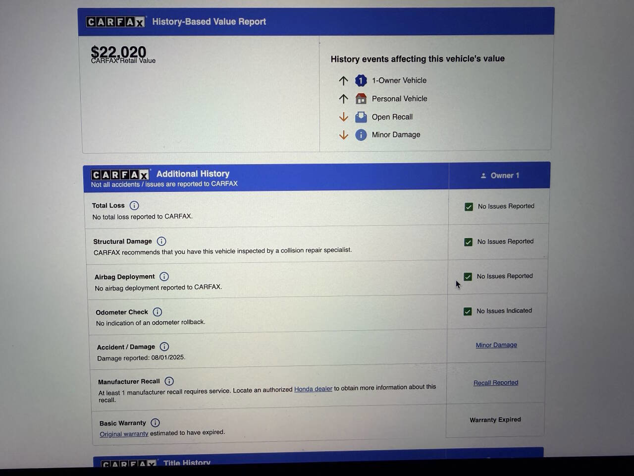 Used 2024 Honda HR-V Sport image 3