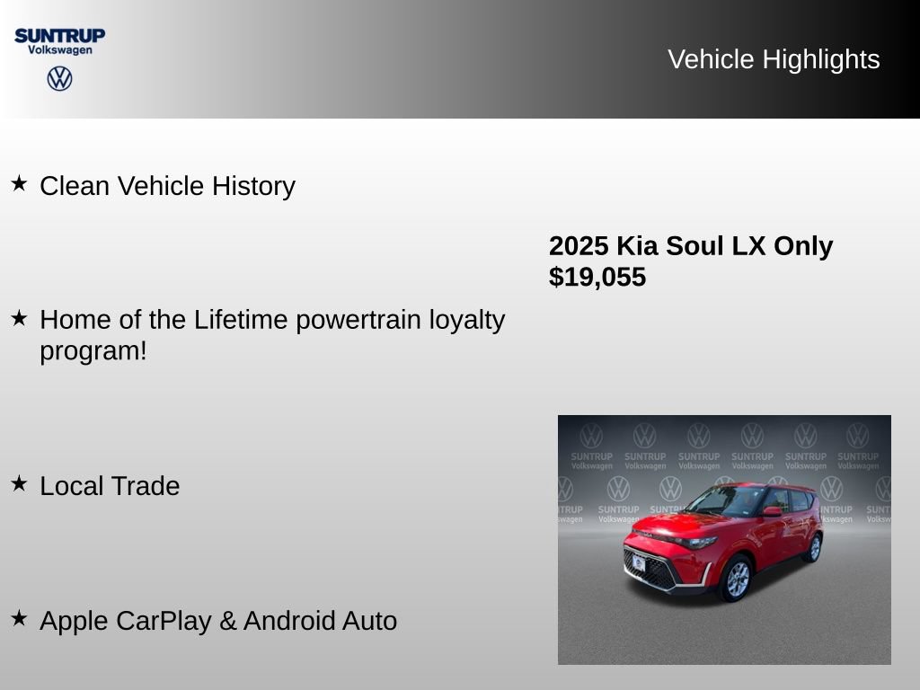 Used 2025 Kia Soul LX w/ LX Technology Package FWD image 8