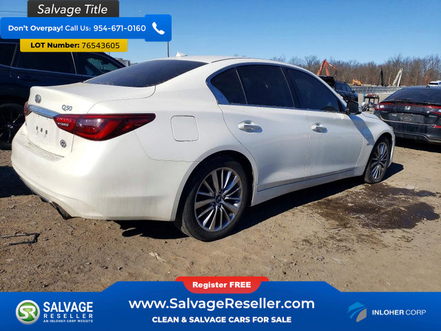 Used 2018 INFINITI Q50 Luxe w/ Essential Package (3.0T Luxe) AWD/4WD image 4