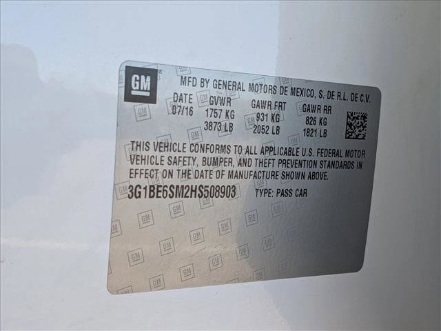 Used 2017 Chevrolet Cruze LT w/ Sun And Sound Package image 25