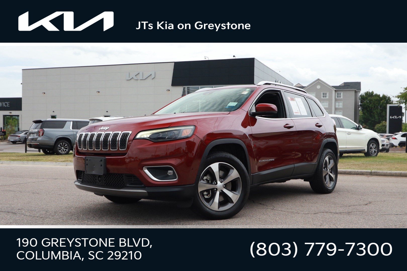 Used 2021 Jeep Cherokee Limited w/ Trailer Tow Group AWD/4WD image 1