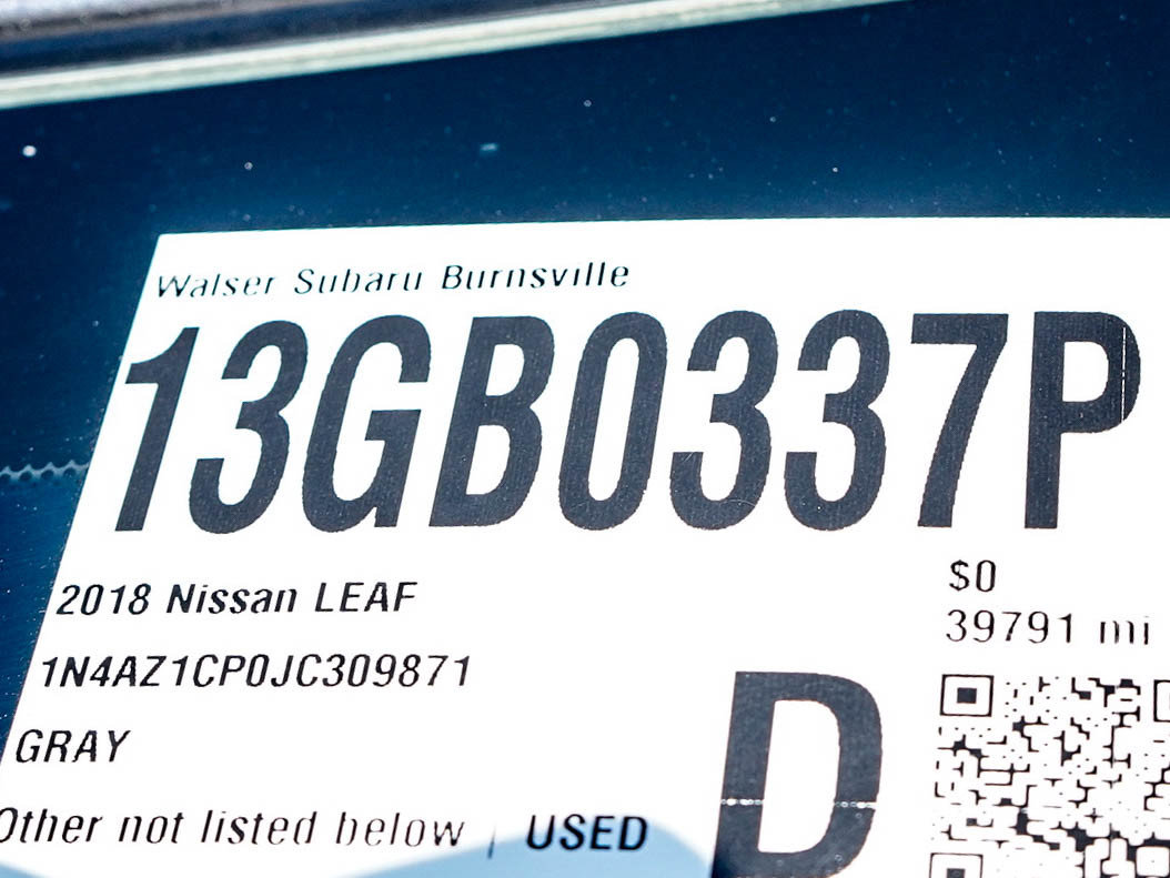 Used 2018 Nissan Leaf SL w/ SL Technology Package FWD image 31
