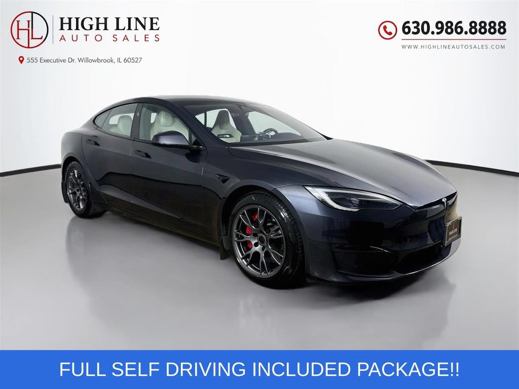 Used 2024 Tesla Model S Plaid AWD/4WD image 1