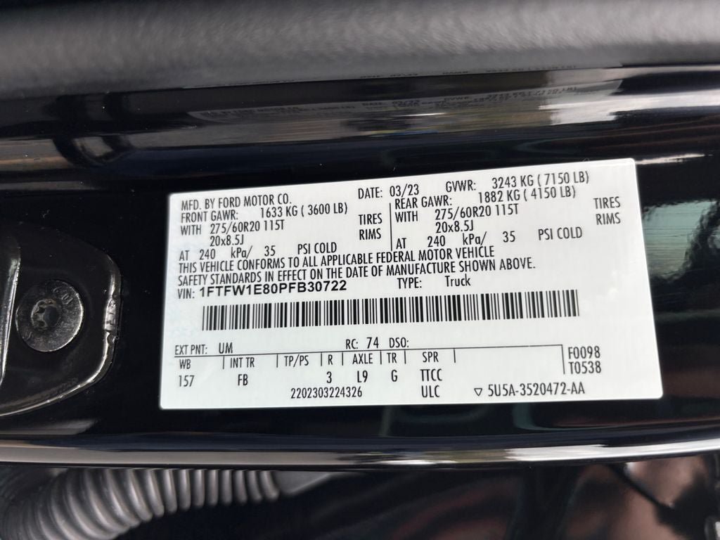 Used 2023 Ford F150 XLT w/ Equipment Group 302A High AWD/4WD image 34