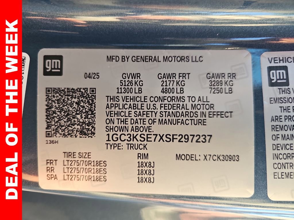 New 2025 Chevrolet Silverado 3500 W/T image 41