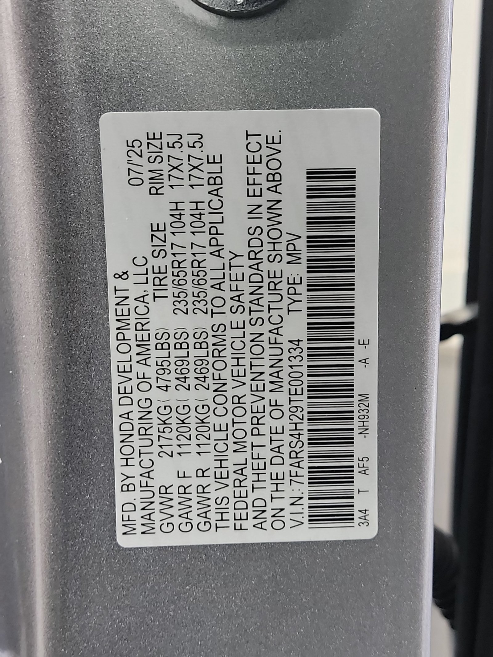 Certified 2026 Honda CR-V LX image 32
