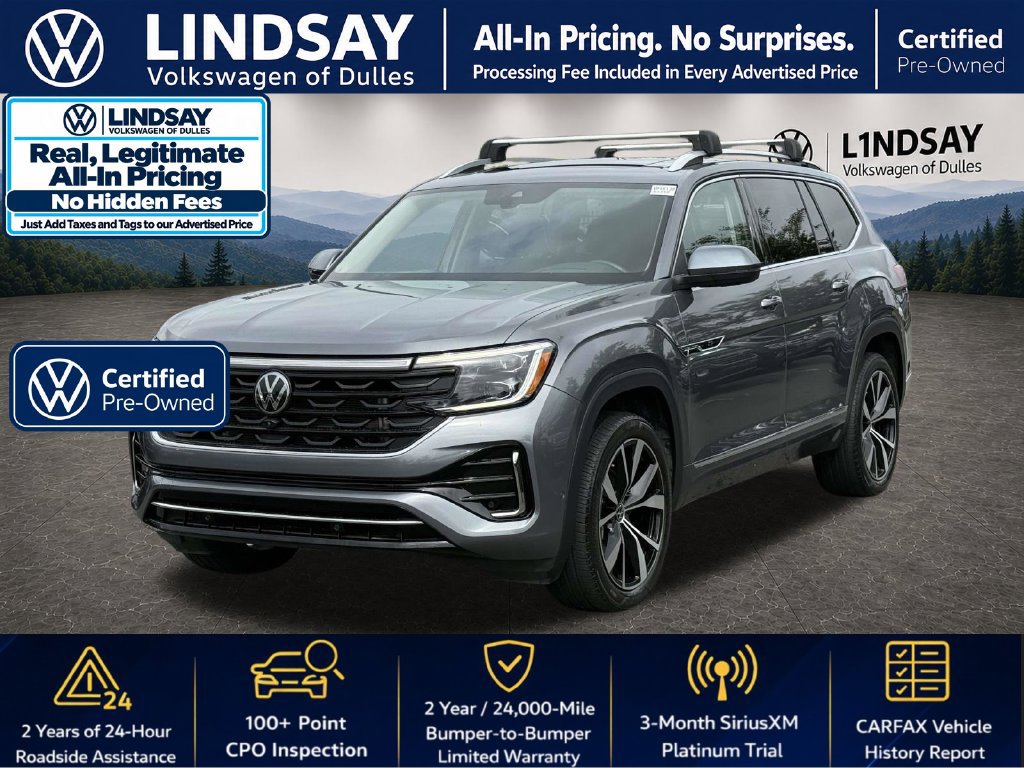 Certified 2024 Volkswagen Atlas SEL Premium R-Line AWD/4WD image 4