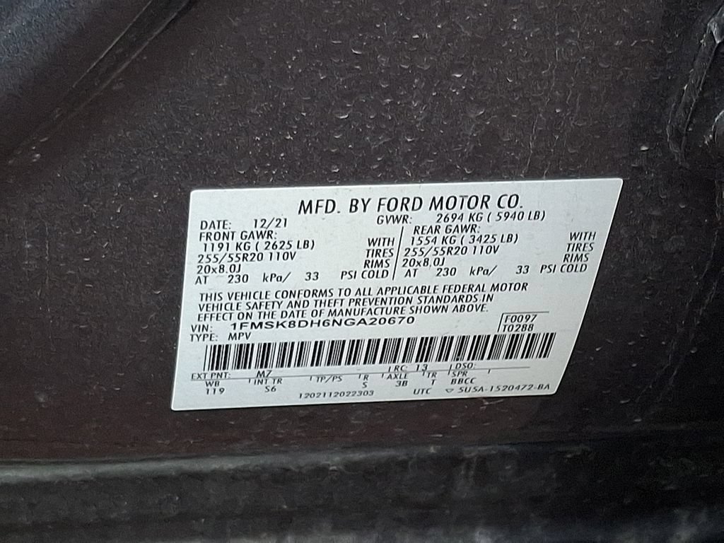 Used 2022 Ford Explorer XLT w/ Equipment Group 202A AWD/4WD image 29