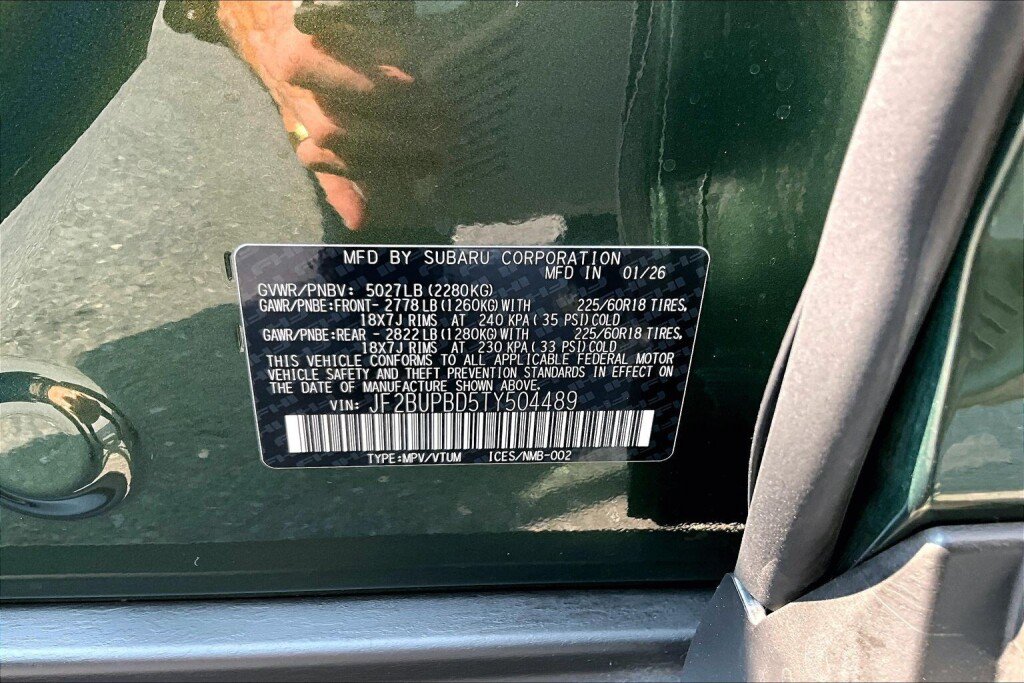 Certified 2026 Subaru Outback Premium AWD/4WD image 20