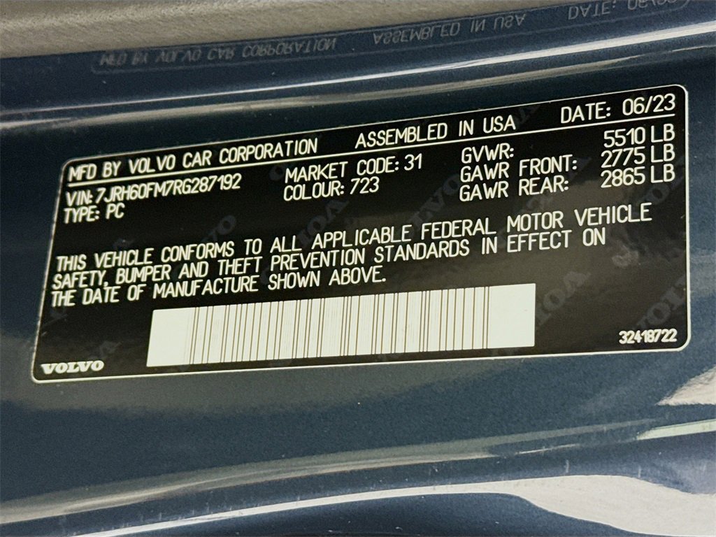 Used 2024 Volvo S60 T8 Ultimate w/ Climate Package image 27