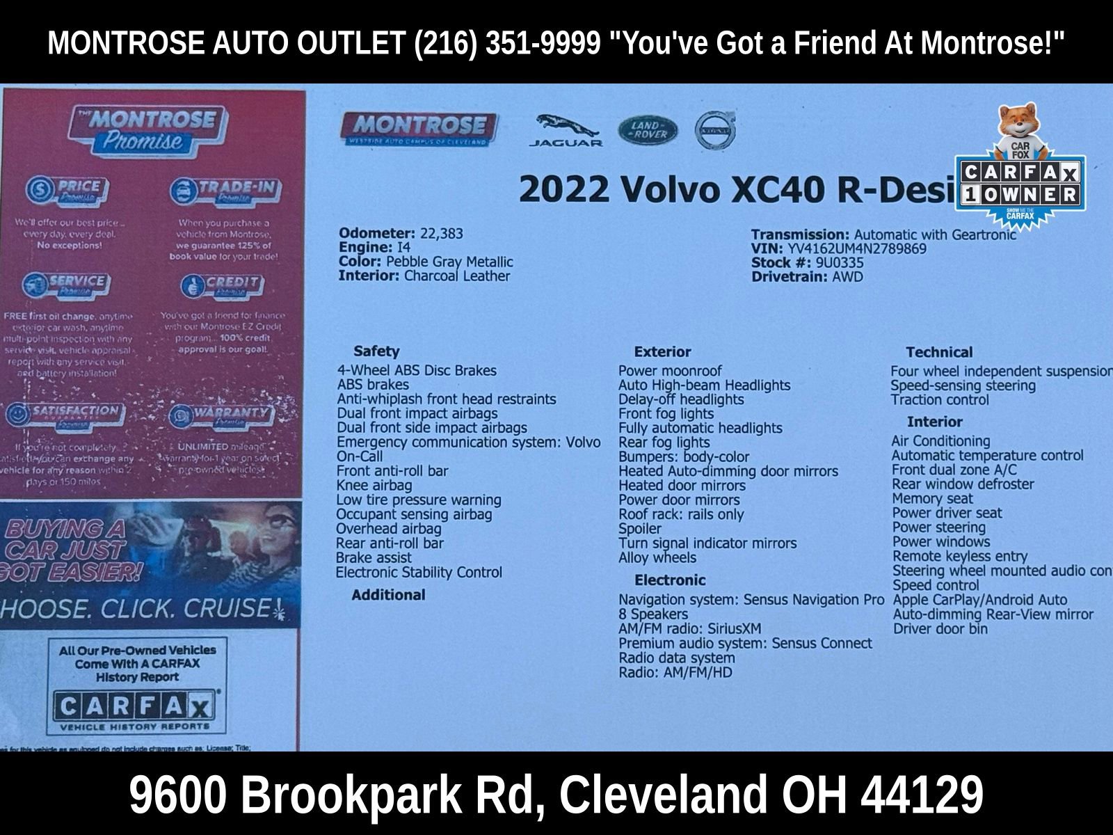 Used 2022 Volvo XC40 T5 R-Design w/ Climate Package image 63