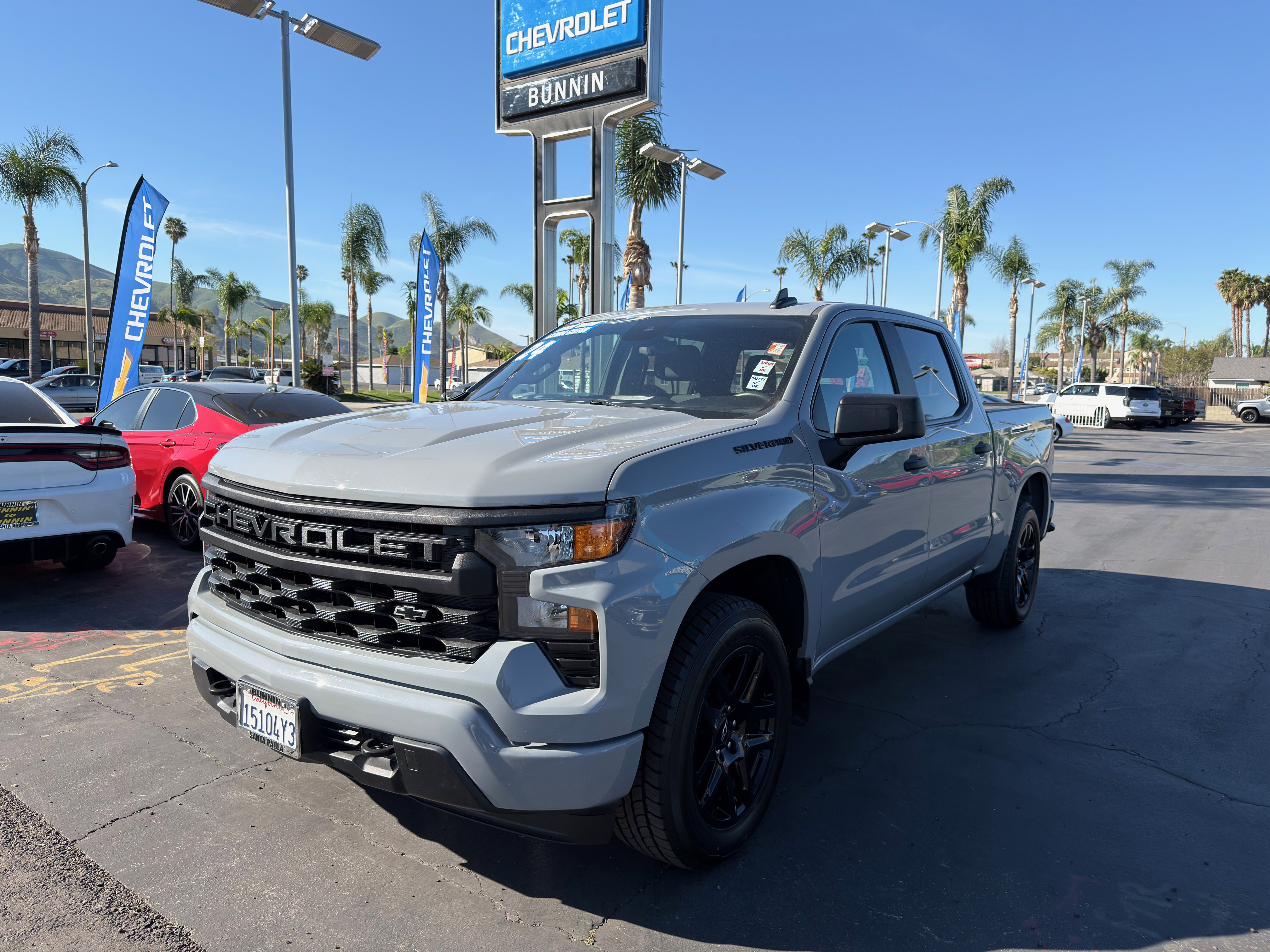 Used 2024 Chevrolet Silverado 1500 Custom w/ LPO, Dark Essentials Package image 4