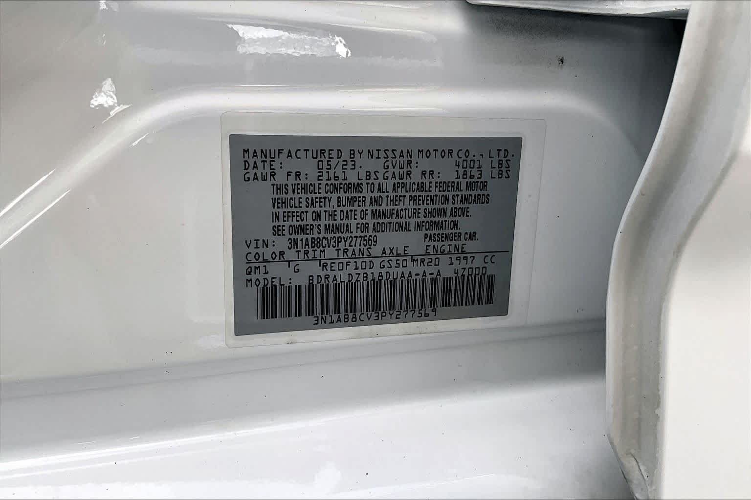 Certified 2023 Nissan Sentra SV w/ All-Weather Package FWD image 33