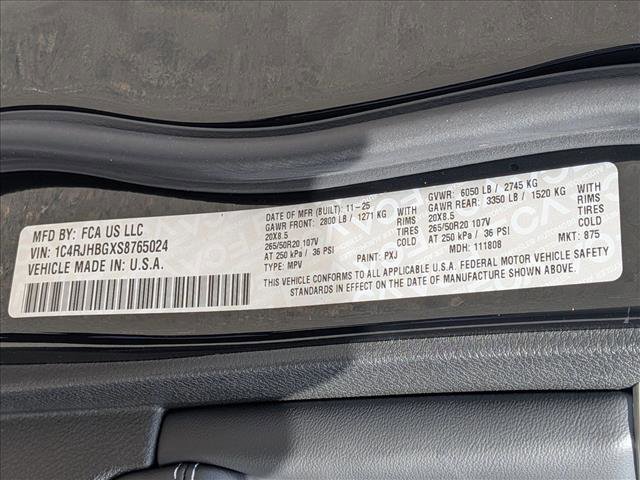 New 2025 Jeep Grand Cherokee Limited w/ Luxury Tech Group II image 19