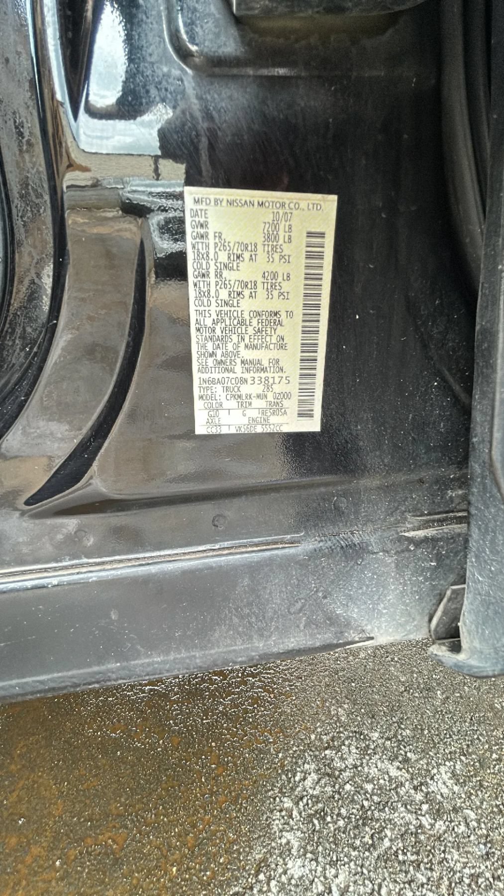 Used 2008 Nissan Titan LE AWD/4WD image 20