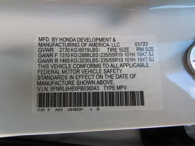 Certified 2023 Honda Odyssey Touring image 30